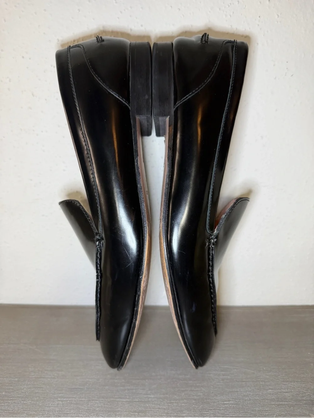 J.Crew Men's Italian Fine Leather Spazzolato Loafers Slip On Dress Shoes Size 12